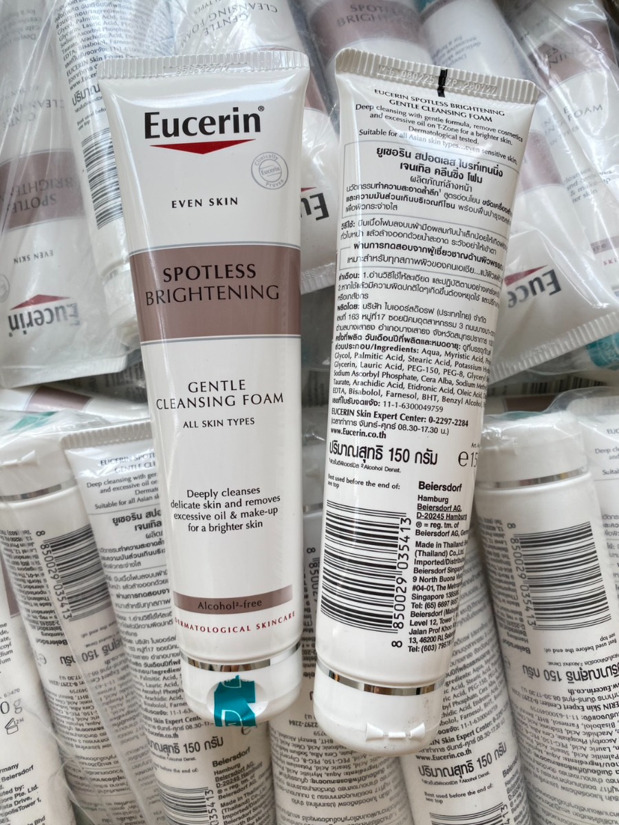 Eucerin Spotless Brightening Gentle Cleansing Foam 150ml.