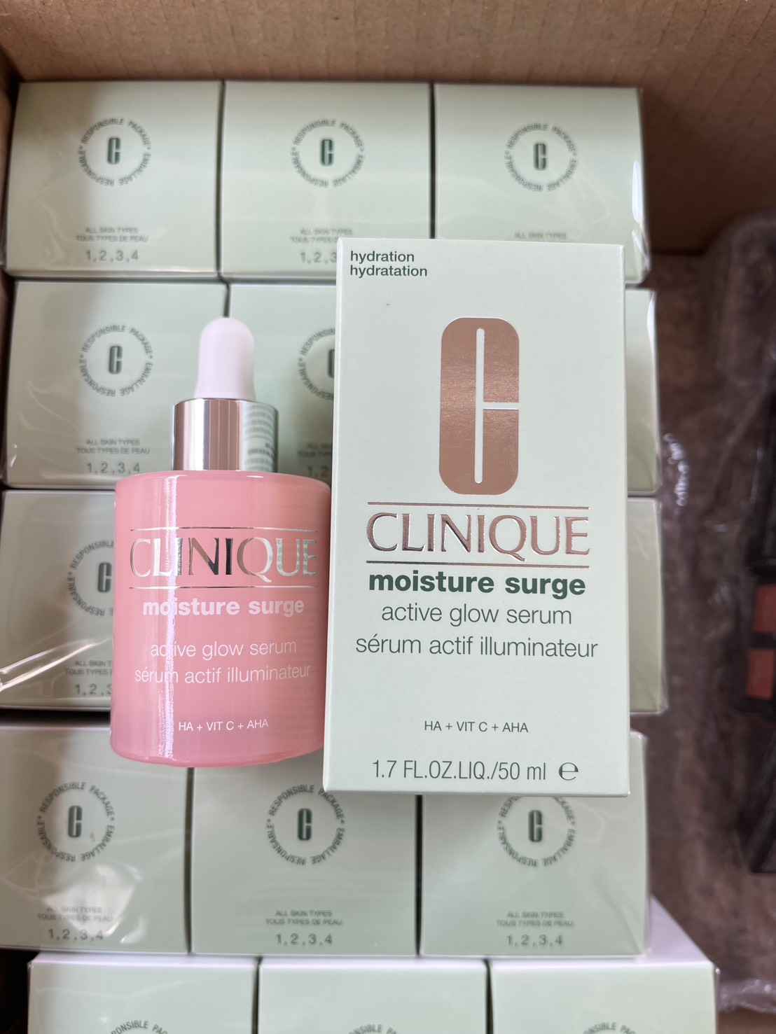 Clinique Moisture Surge Active Glow Serum 50ml. (เคาเตอร์ 3,000฿)