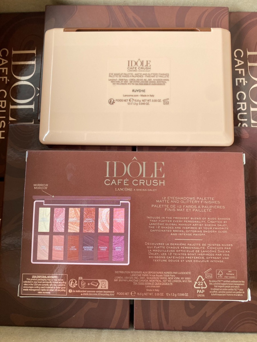 Lancome LC Lash Idole Cafe Crush Maxi Palette (เคาเตอร์ 3,500฿)