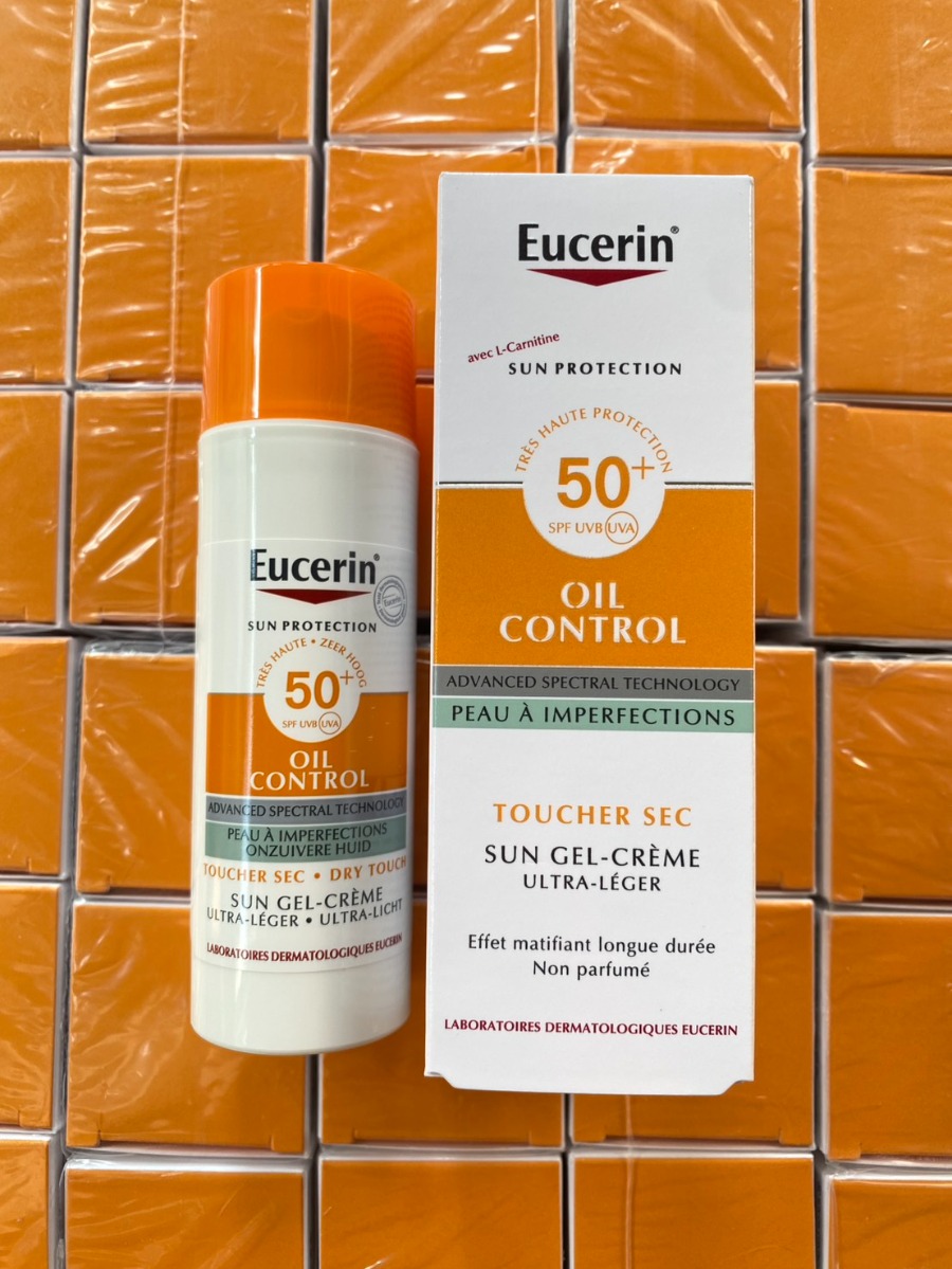 Eucerin Sun Gel-Creme Oil Control Dry Touch SPF 50+ ขนาด 50ml.