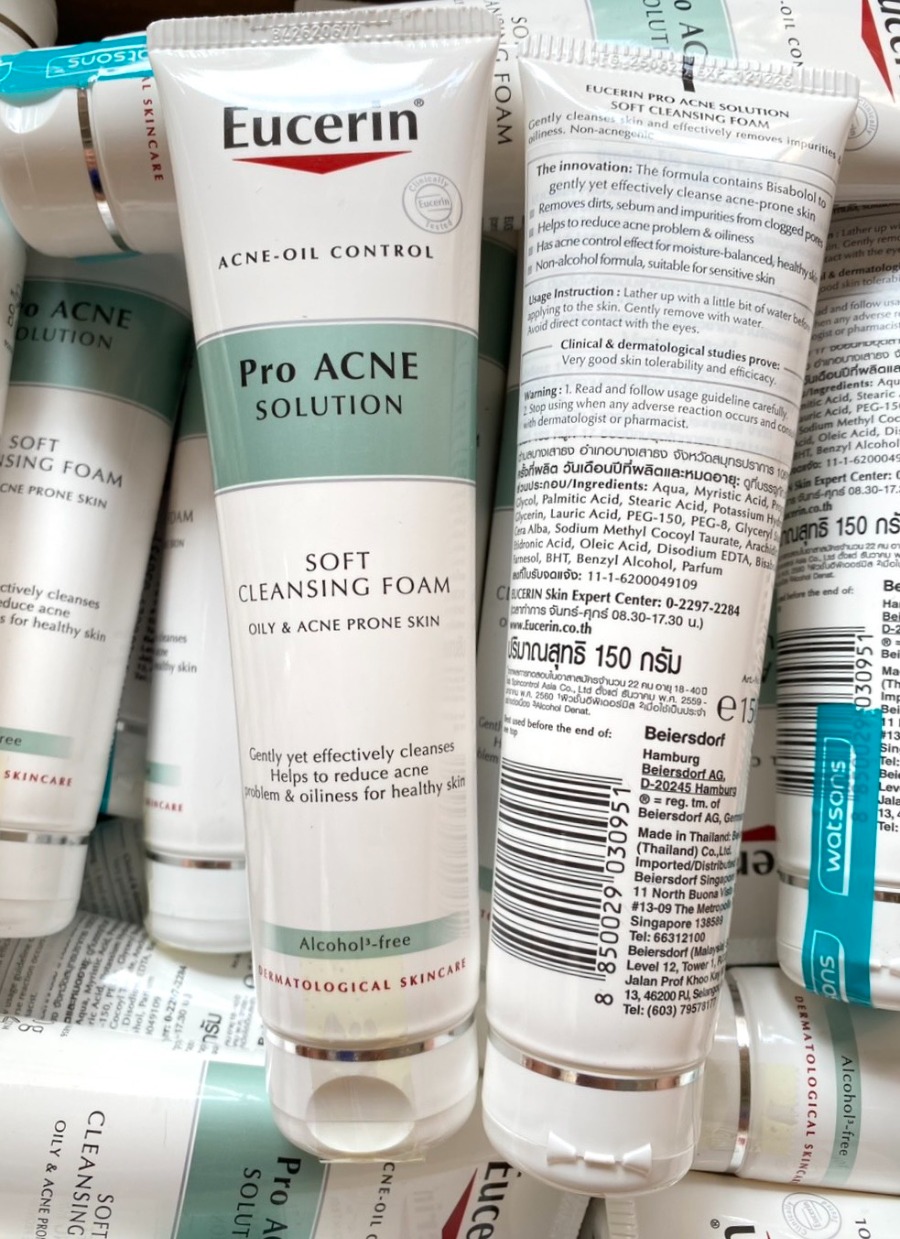 Eucerin Pro Acne Solution Soft Cleansing Foam 150g