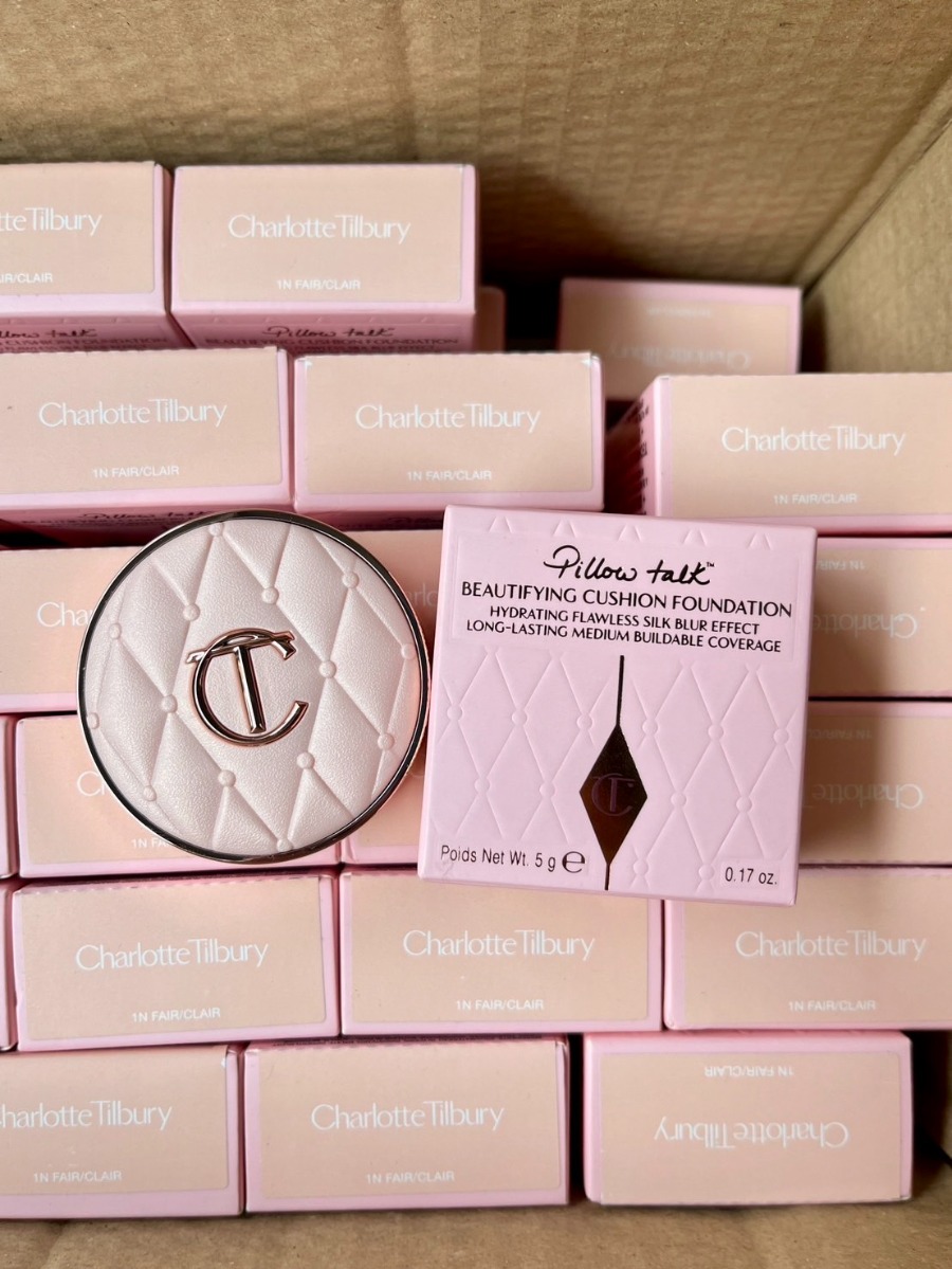 ขนาดทดลอง Charlotte Tilbury Pillow Talk Beautifying Cushion Foundation 5g. #1N FAIR/CLAIR