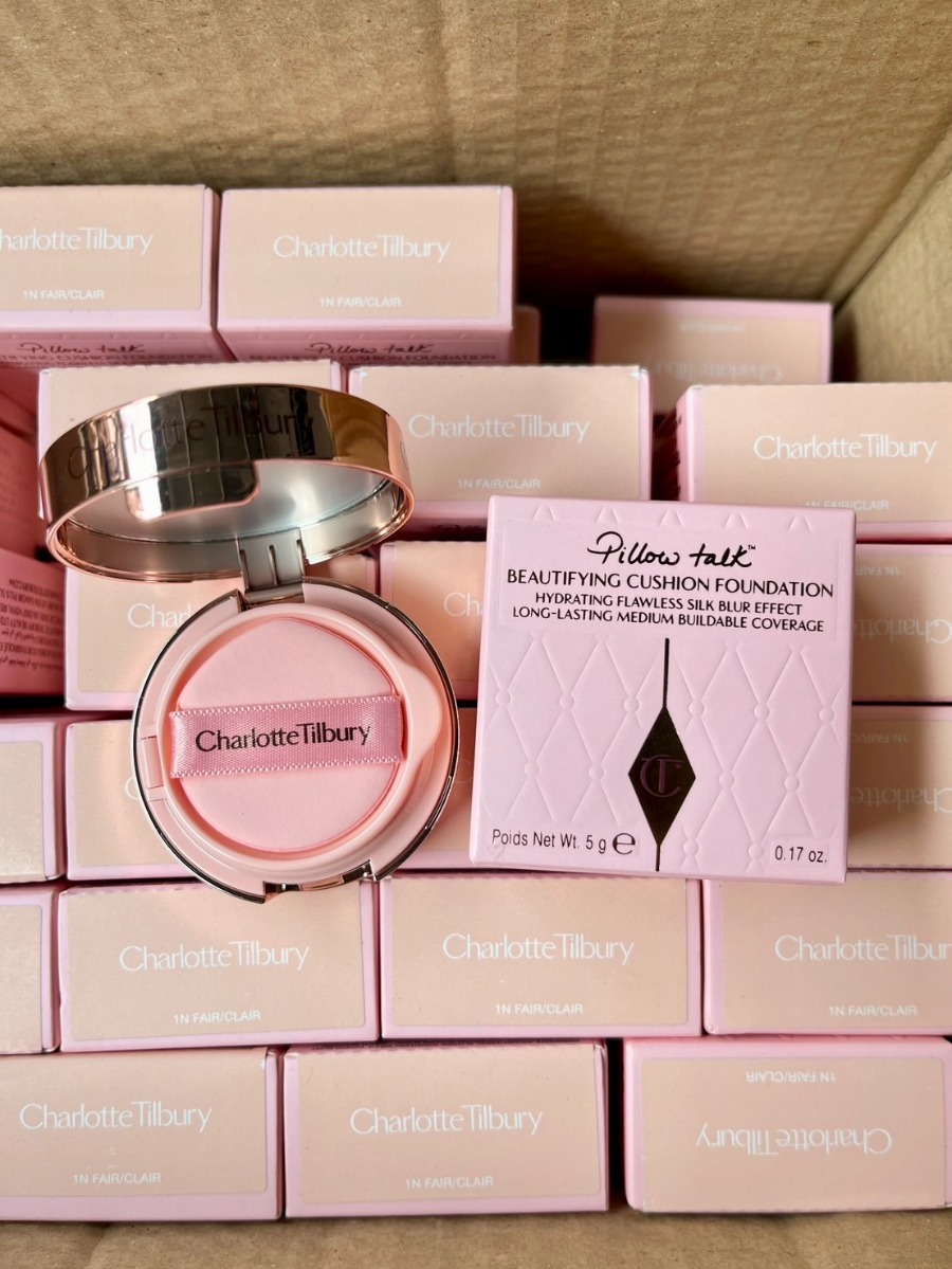 ขนาดทดลอง Charlotte Tilbury Pillow Talk Beautifying Cushion Foundation 5g. #1N FAIR/CLAIR