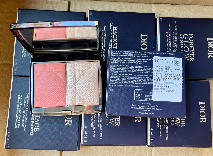 ป้าย/King Dior Rouge Blush Colour & Glow Duo 8g. #257 (เคาเตอร์ 2,400฿)