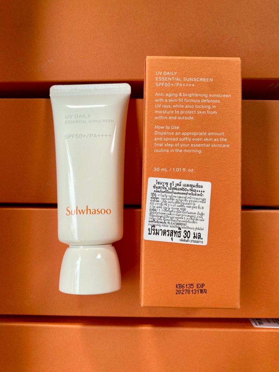 กันแดด Sulwhasoo UV Daily Essential SPF 50+/PA++++ 30ml. (เคาเตอร์ 1,710฿)