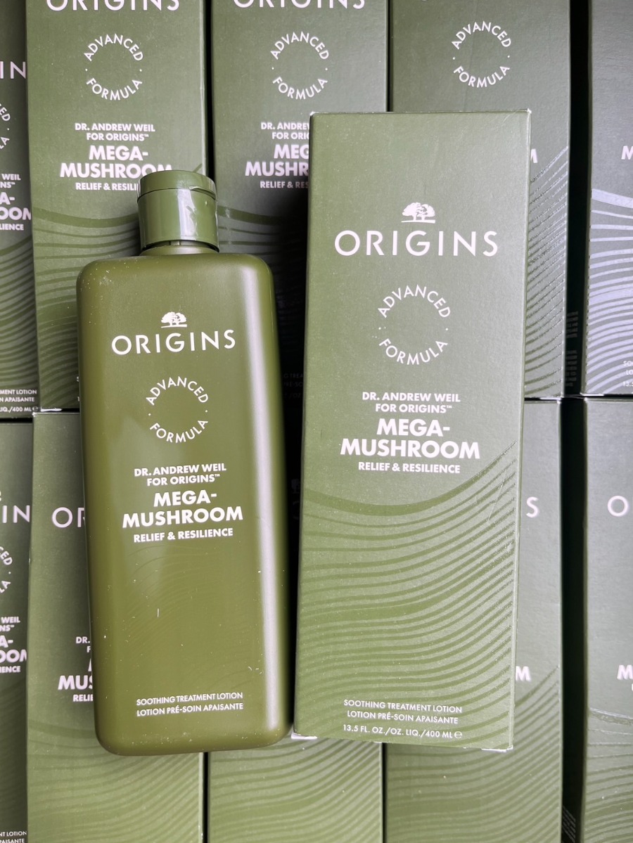 Origins Dr.Andrew Mega-Mushroom Relief & Resilience Soothing Treatment Lotion 400ml.