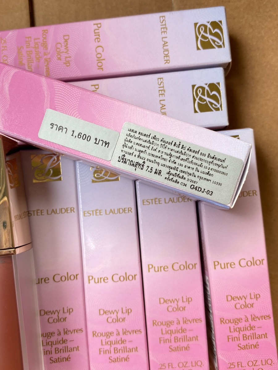 Estee Lauder Pure Color Dewy Lip Color 7.5ml. #599 Indulgent (เคาเตอร์ 1,600฿)