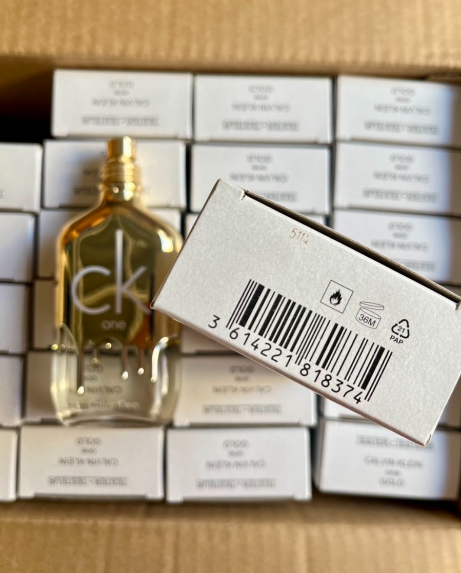 กล่องเทสเตอร์ - Calvin Klein CK One Gold Eau De Toilette 100ml. (เคาเตอร์ 3,180฿)