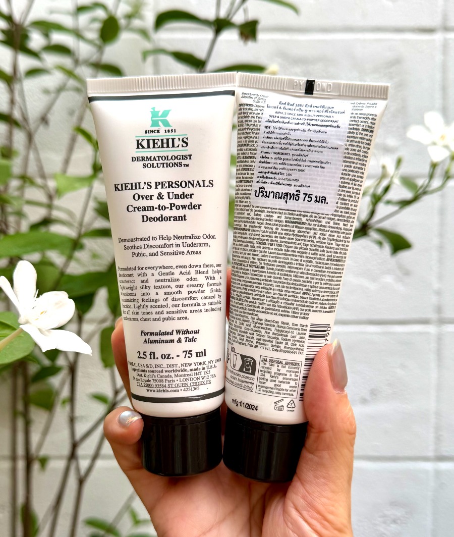 ใหม่ ** Kiehl’s Personals Over & Under Cream-to-Powder Deodorant 75ml. (เคาเตอร์ 1,750฿)