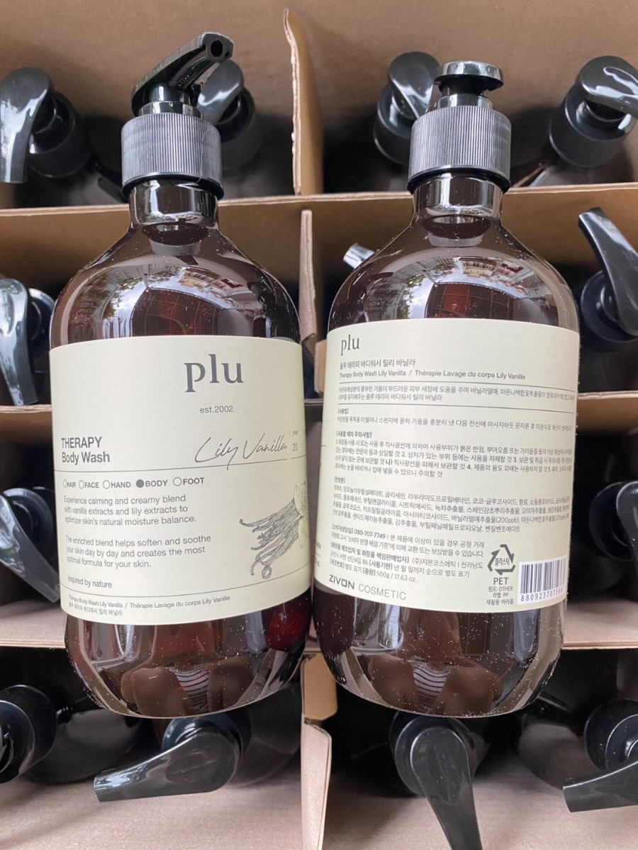 Plu Body Wash 500g. #Lily Vanilla