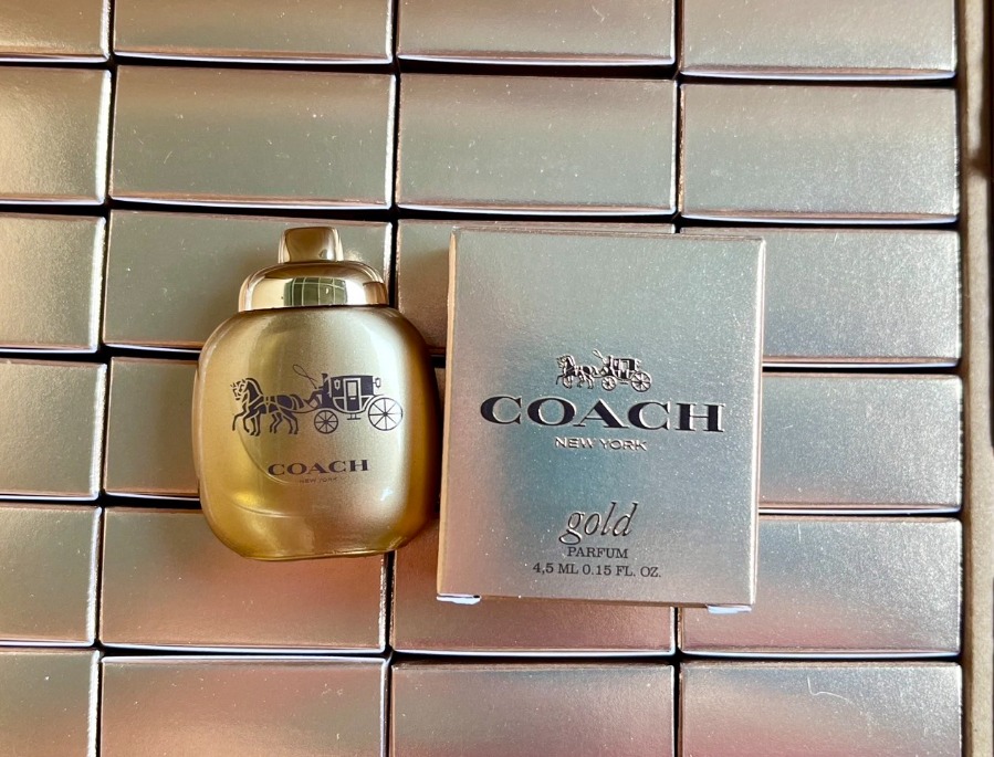 แบบแต้ม Coach Gold Parfum 4.5ml.