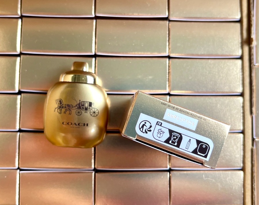 แบบแต้ม Coach Gold Parfum 4.5ml.