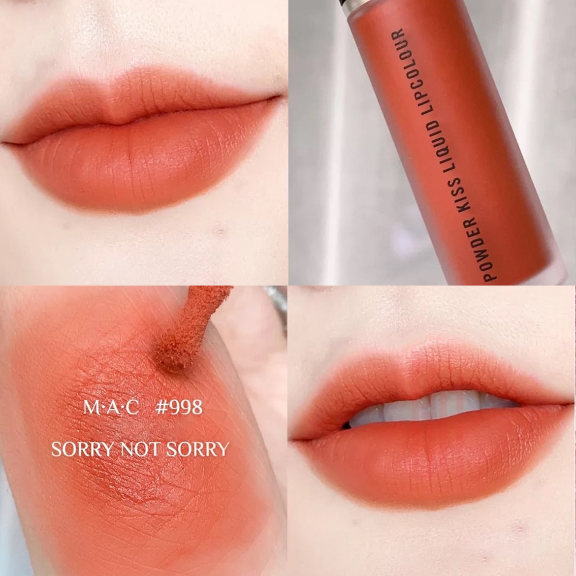 MAC Powder Kiss Liquid Lipcolour 5ml. Sorry Not Sorry