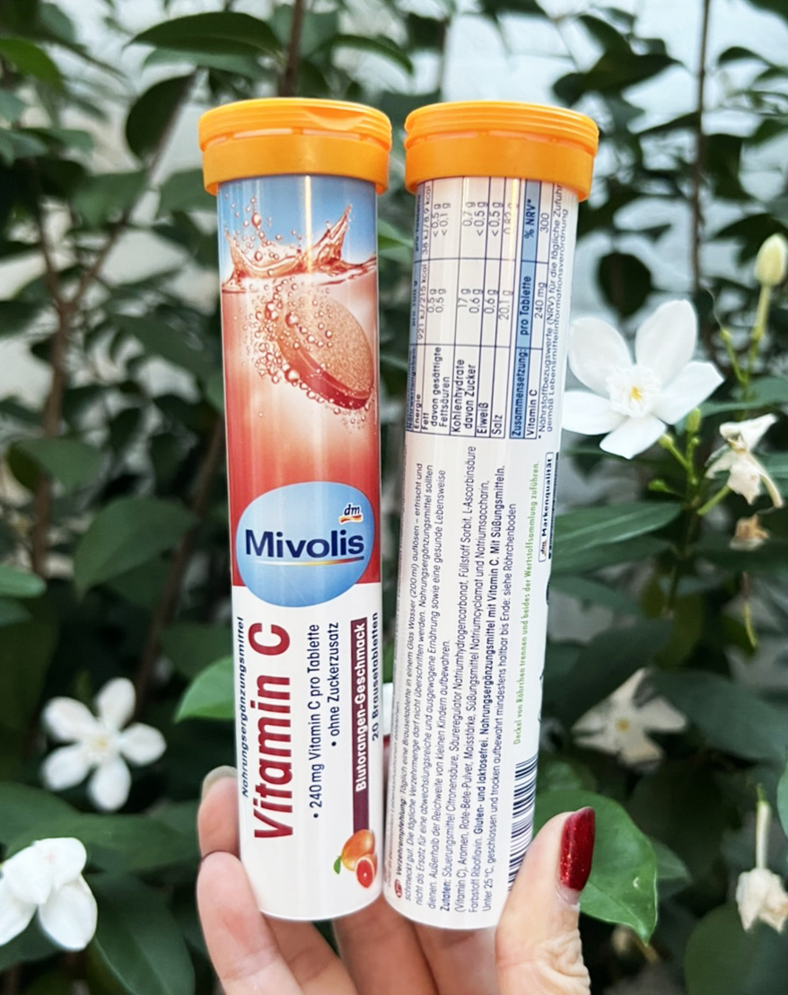 Das gesunde Plus - วิตามินเม็ดฟู่ละลายน้ำ จากประเทศเยอรมัน (1หลอด/บรรจุ20เม็ด)