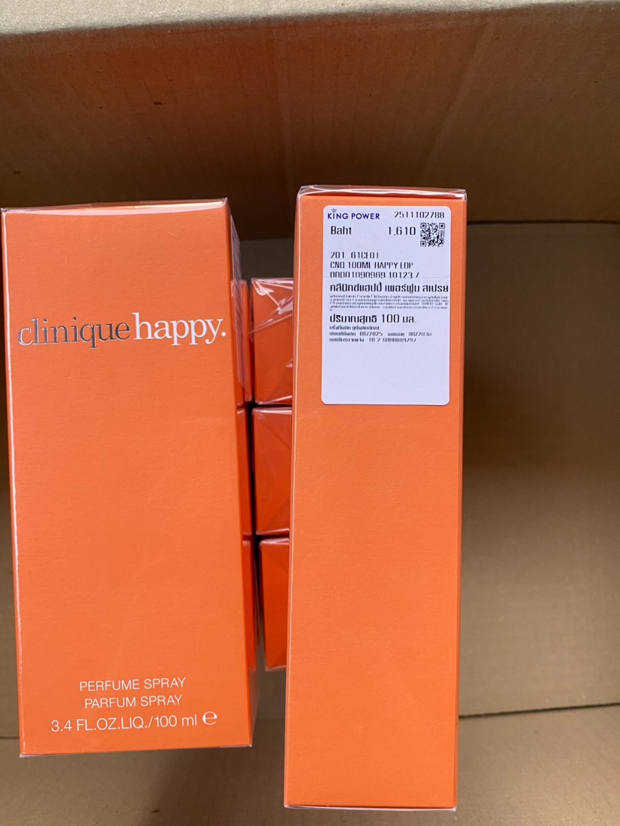 ส้มสูง Clinique Happy Eau De Parfum 100ml. (เคาเตอร์ 4,200฿)