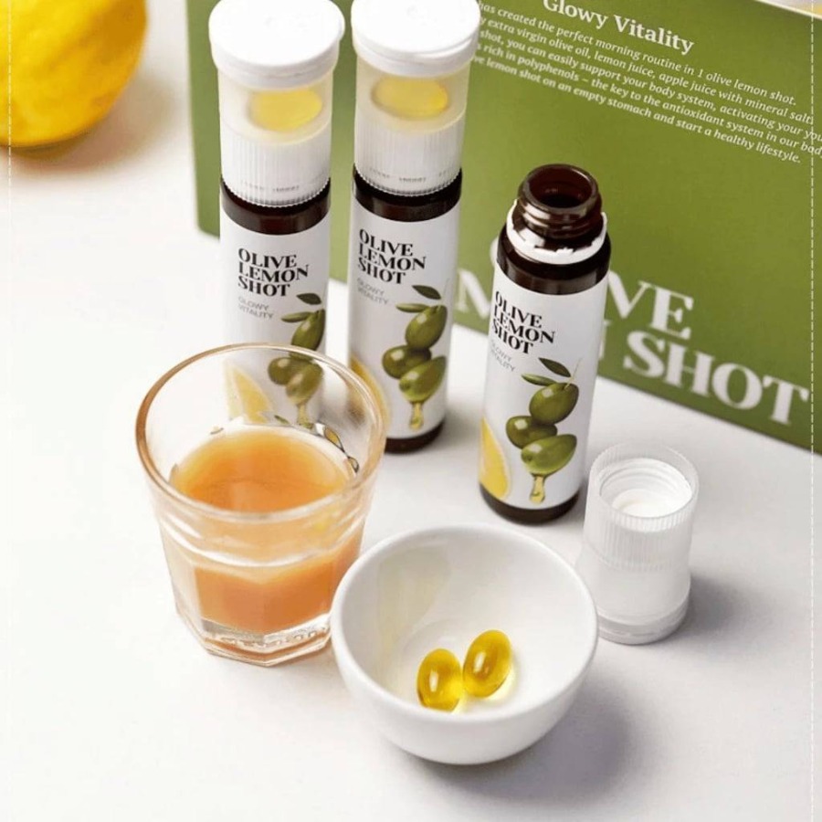 (ยกกล่อง14ขวด) Olive Lemon Shot