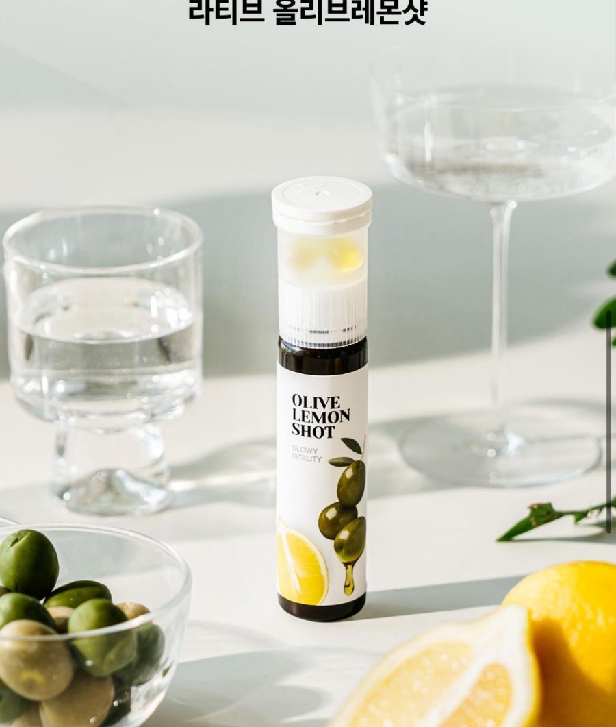 (ยกกล่อง14ขวด) Olive Lemon Shot