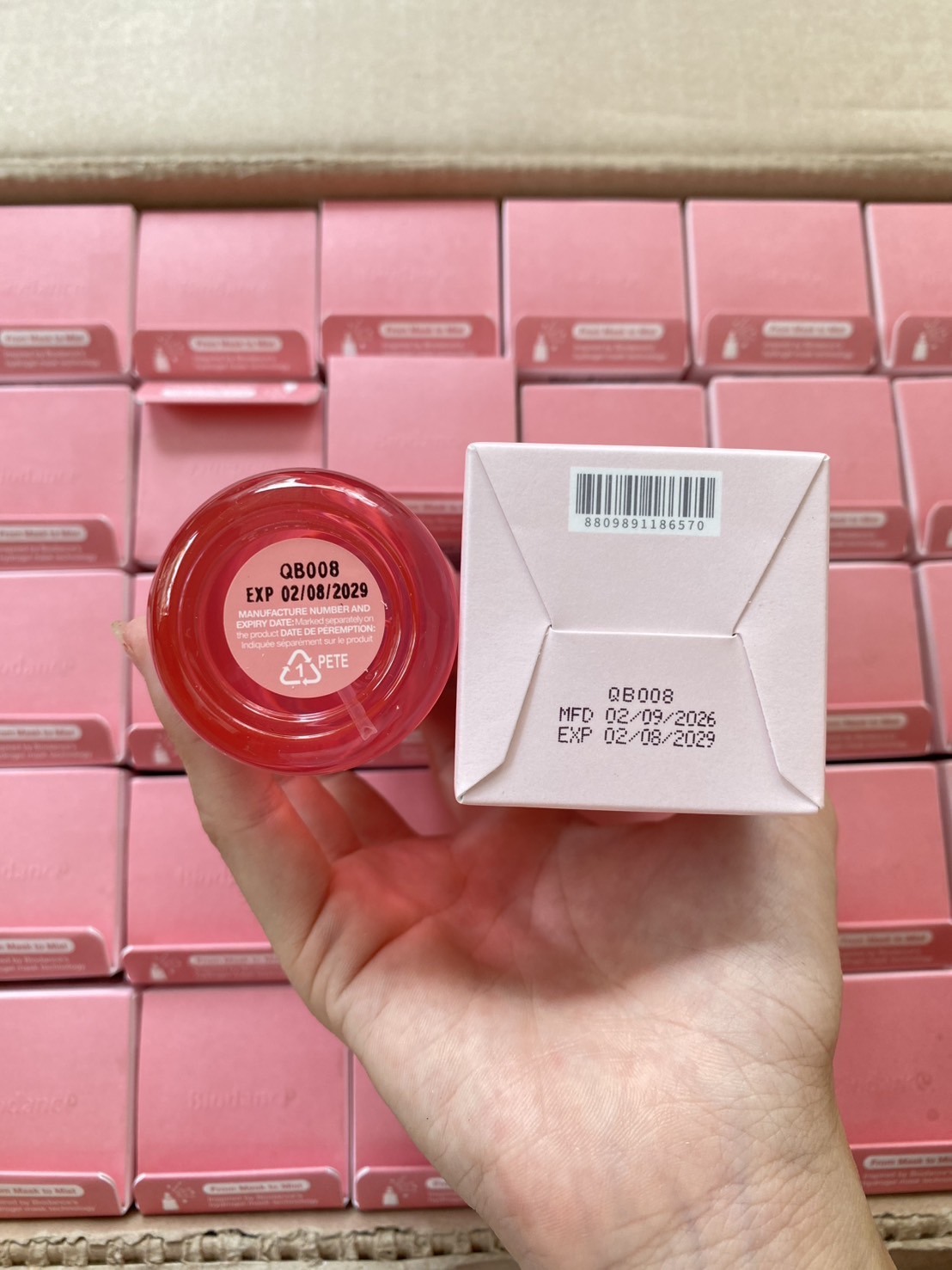 สเปรย์ ชมพู Biodance Collagen Peptide Jelly Serum Mist 50ml.