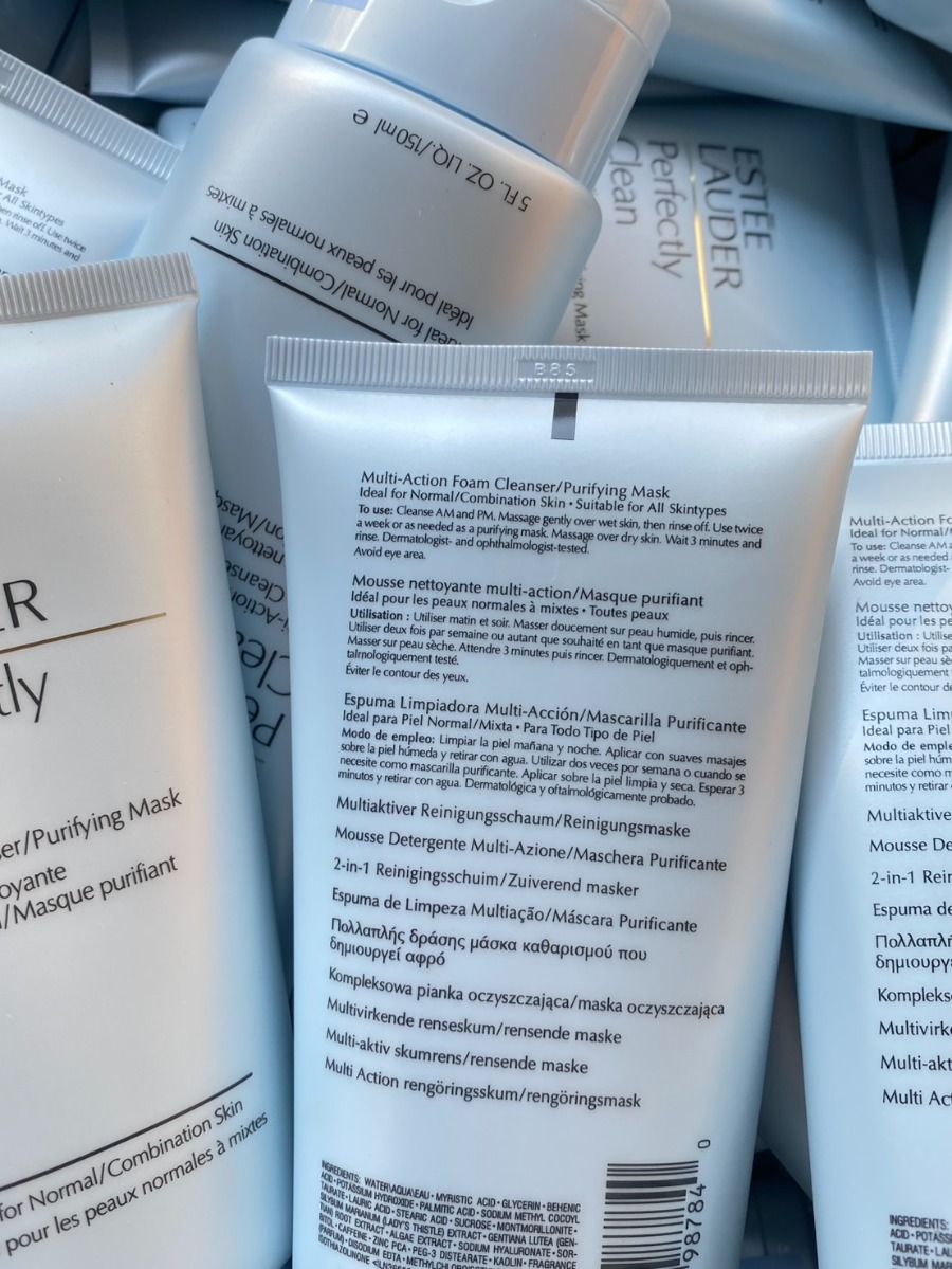 NoBox ไม่มีกล่อง - Estee Lauder Perfectly Clean Multi-Action Foam Cleanser/Purifying Mask 150ml. (เคาเตอร์ 1,950฿)