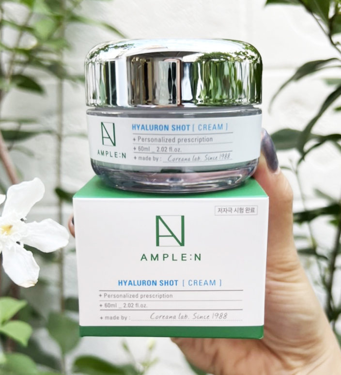 Coreana Ample N Hyaluron Shot Cream 60ml.