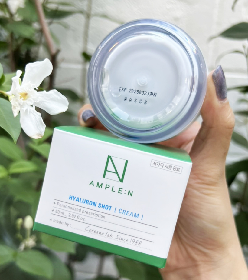 Coreana Ample N Hyaluron Shot Cream 60ml.