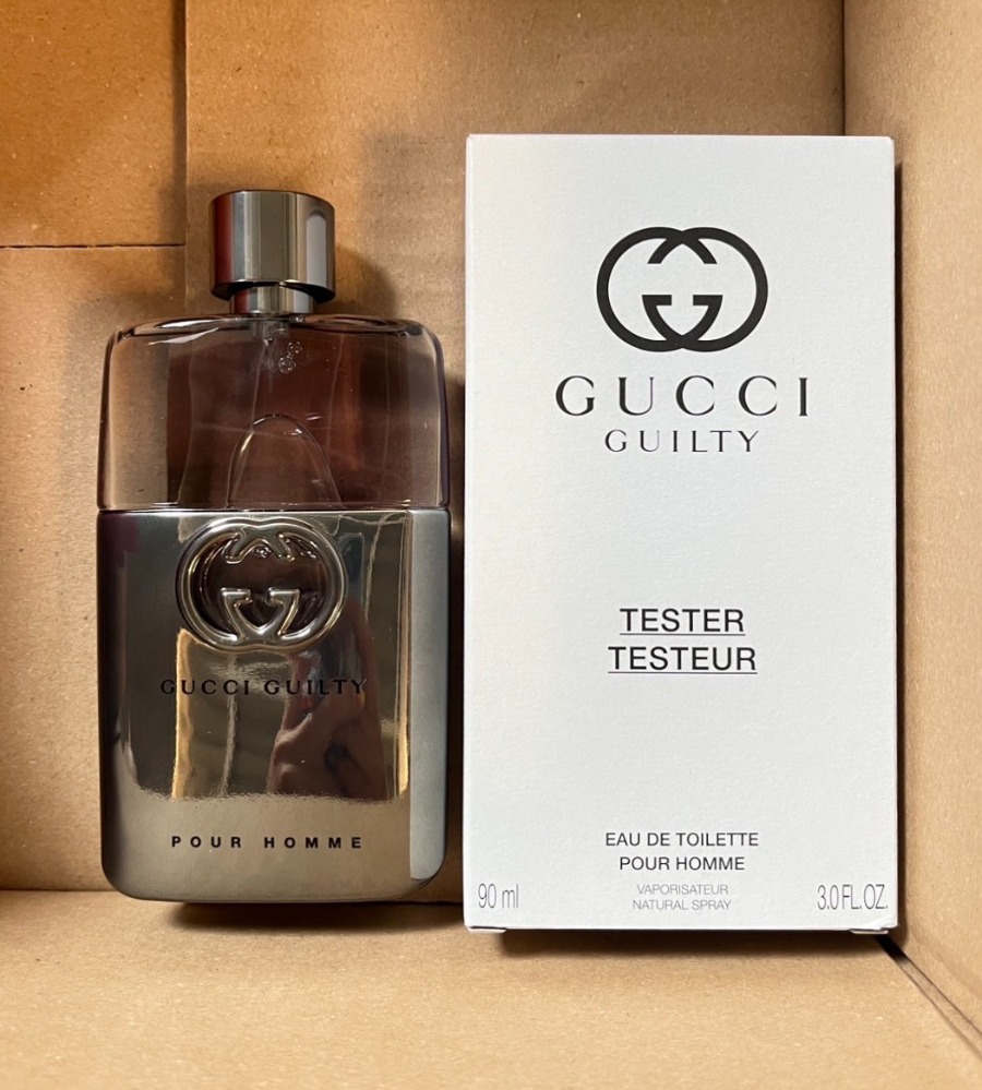 ดำ Guilty Pour Homme Eau de Toilette for Men 90ml. (เคาเตอร์ 4,990฿)