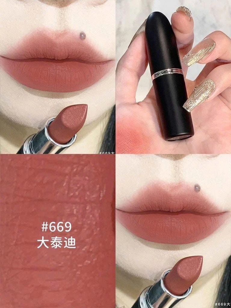 MAC Matte Lipsitck 3.5g. #669 Warm Teddy (เคาเตอร์ 1,000฿)