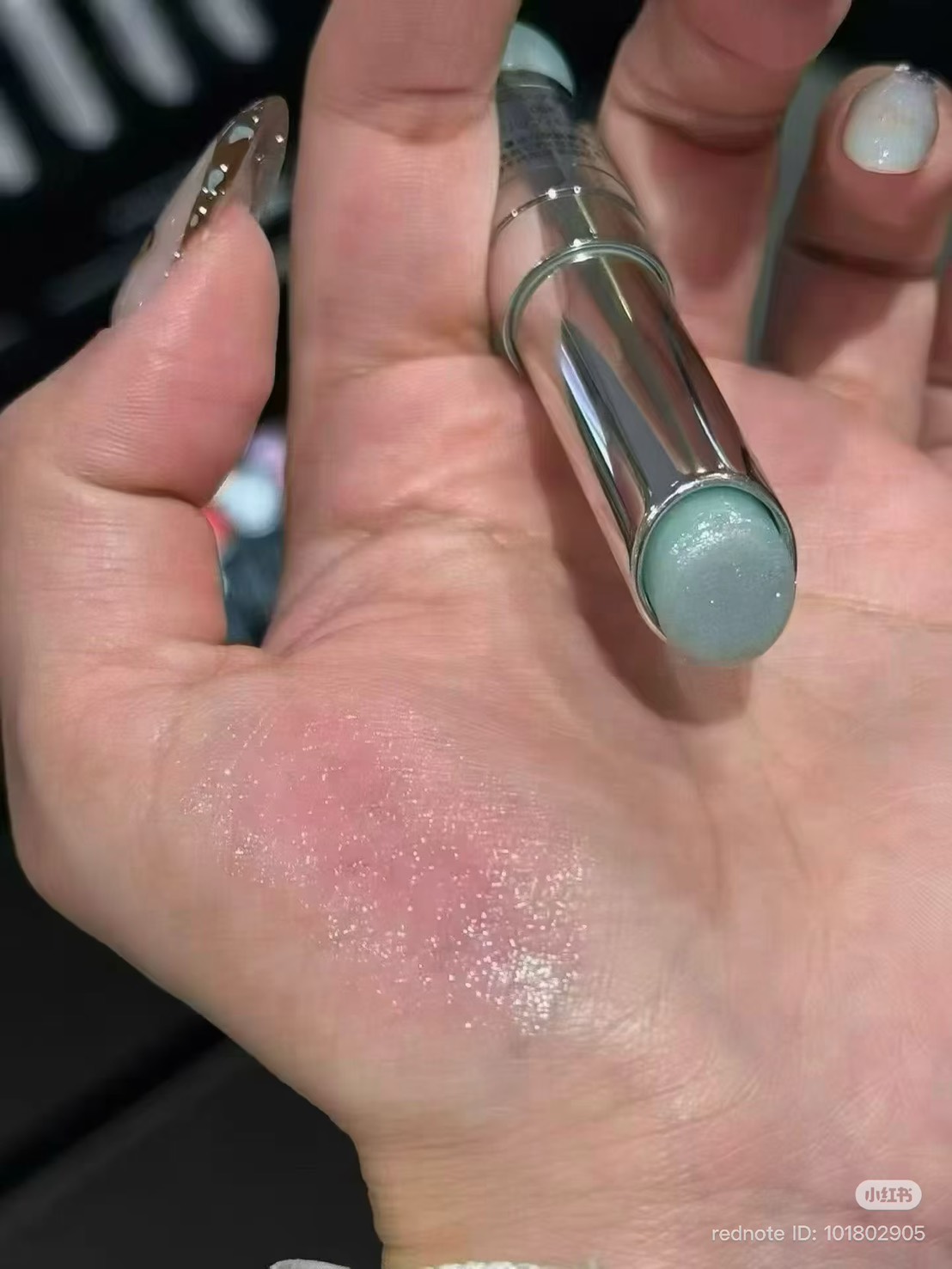NoBoxไม่มีกล่อง/รุ่นใหม่- Dior Addict Lip Glow 3.5g. #078 Icy Blue (เคาเตอร์ 1,700฿)