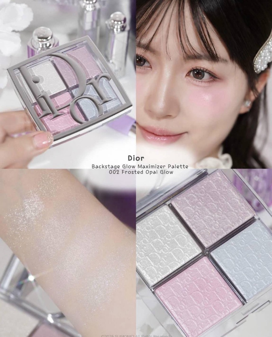 Dior Backstage Glow Maximizer Palette #002 Frosted Opal Glow (เคาเตอร์ 2,340฿)