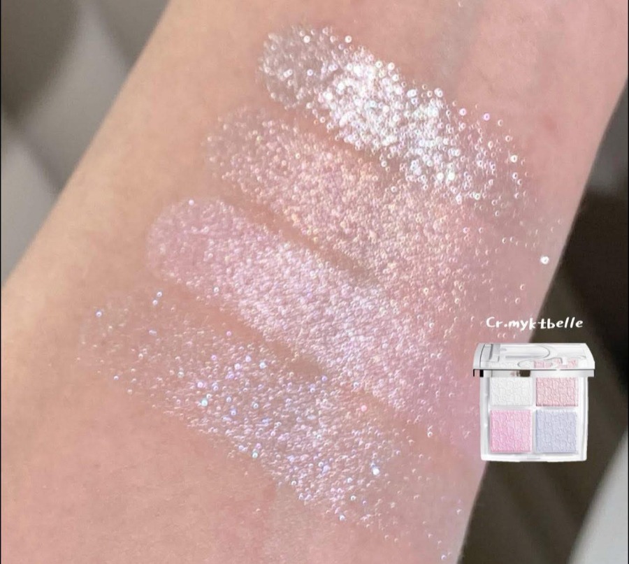 Dior Backstage Glow Maximizer Palette #002 Frosted Opal Glow (เคาเตอร์ 2,340฿)