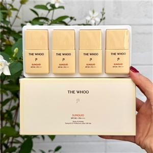 เซต เหลือง The History of Whoo Gongjinhyang Sunquid UV Protective Lotion (13ml. x 4ชิ้น)