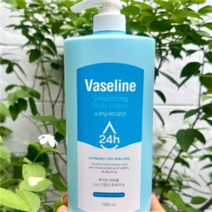 Vaseline Body Lotion ขนาด 1000ml. #Smoothing (ฟ้า)