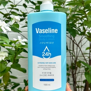 Vaseline Body Lotion ขนาด 1000ml. #Smoothing (ฟ้า)