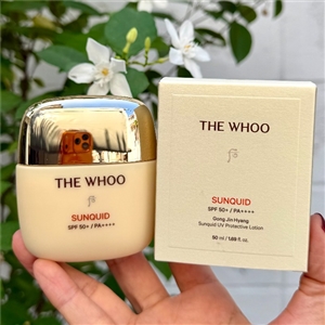 เหลือง ขวดเดี่ยว The History of Whoo Gongjinhyang Sunquid UV Protective Lotion 50ml.