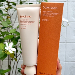 Sulwhasoo White Ginseng Radiance Refining Mask 120ml.  (เคาเตอร์ 2,200฿)