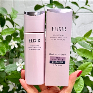 ELIXIR Brightening Essence Emulsion (Dewy Moisture) 130ml.