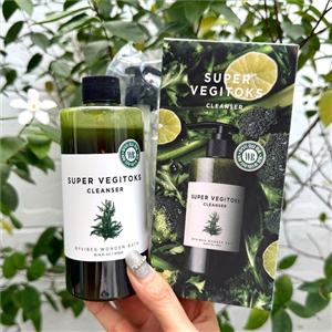 Wonder Bath Super Vegitoks Cleanser 300ml. เขียว Green