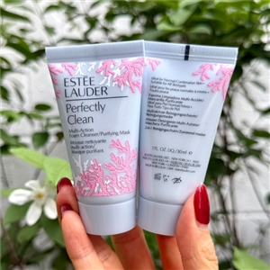 Estee Lauder Perfectly Clean Multi-Action Foam Cleanser/Purifying Mask 30ml.