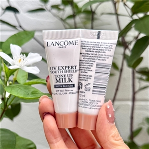 Lancome UV Expert Youth Shield Tone Up Milk SPF 50+ PA++++ ขนาด 10ml. #Rosy Bloom