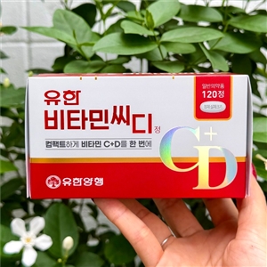 Yuhan Vitamin C+D (1กล่อง/120เม็ด)