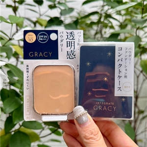 Shiseido INTEGRATE GRACY White Powder Foundation 11g. + เคส ตลับเปล่า ใส่แป้ง