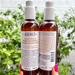 Kiehl's Calendula Deep Cleansing Foaming Face Wash 230ml. (เคาเตอร์ 1,600฿)