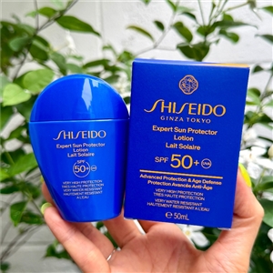 ใหม่ Shiseido Expert Sun Protector Lotion Lait Solaire spf 50+ 50ml.