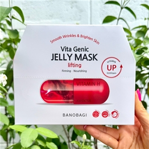 BANOBAGI Jelly Mask (ยกกล่อง10แผ่น) #แดง Lifting