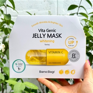 BANOBAGI Jelly Mask (ยกกล่อง10แผ่น) #เหลือง Whitening