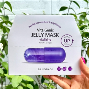 BANOBAGI Jelly Mask (ยกกล่อง10แผ่น) #ม่วง Vitalizing
