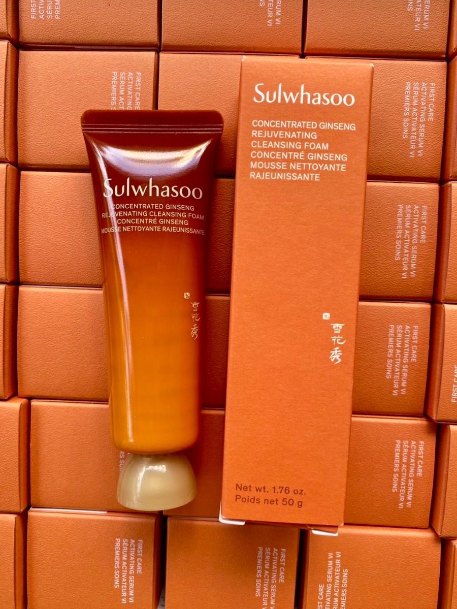 โฟมหลอด Sulwhasoo Concentrated Ginseng Rejuvenating Cleansing Foam 50g.