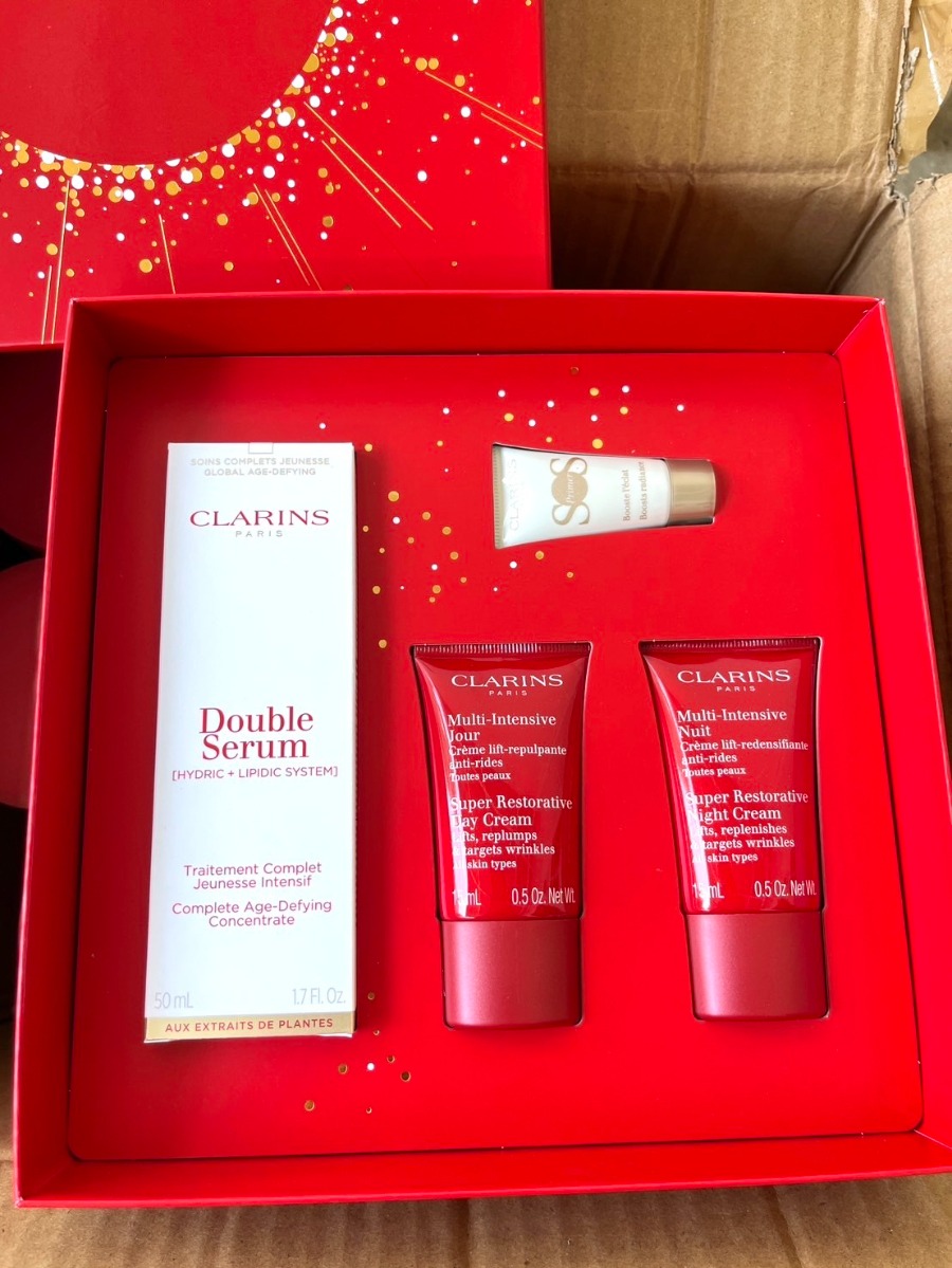 เซต Clarins Double Serum & Super Restorative Collection