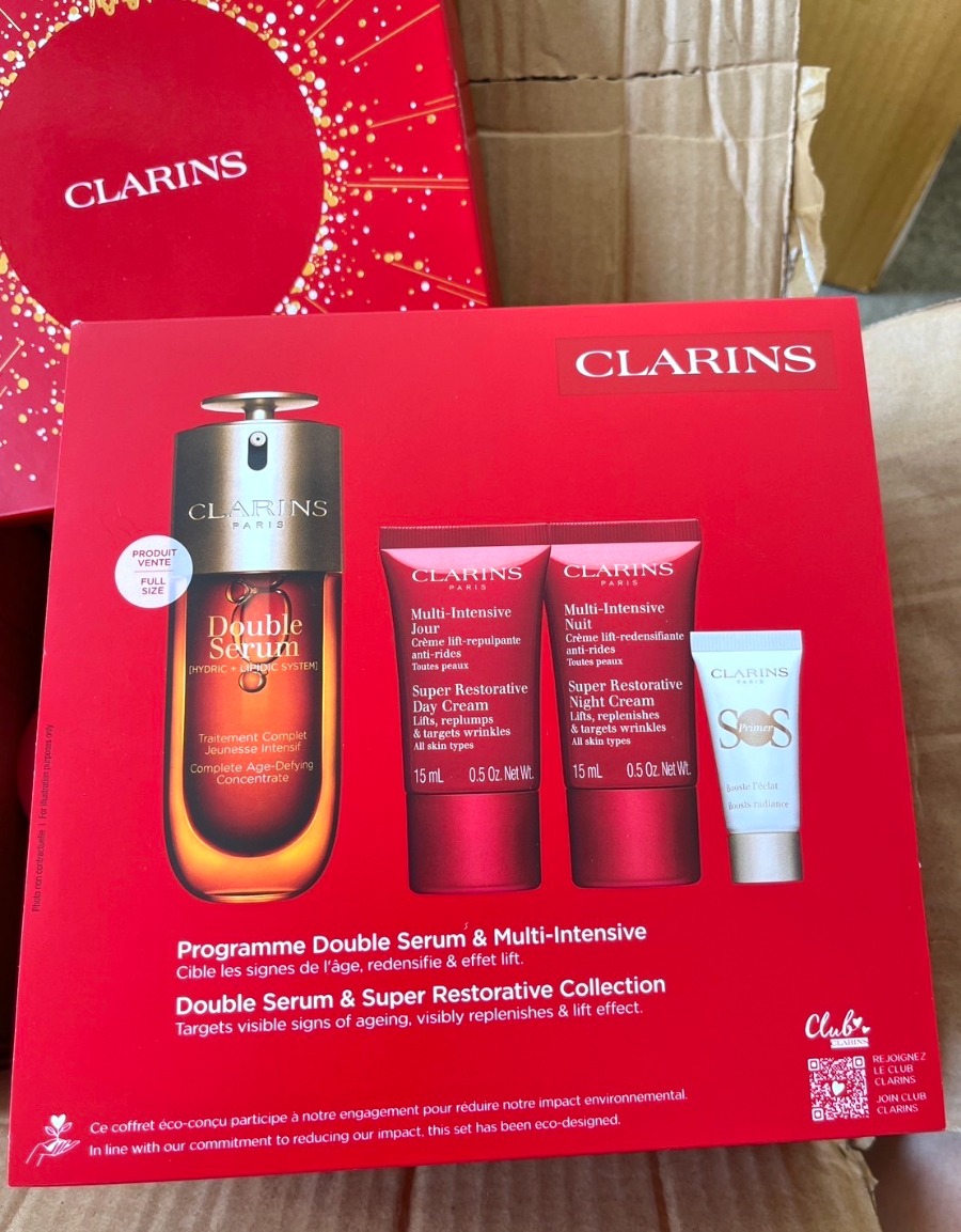 เซต Clarins Double Serum & Super Restorative Collection