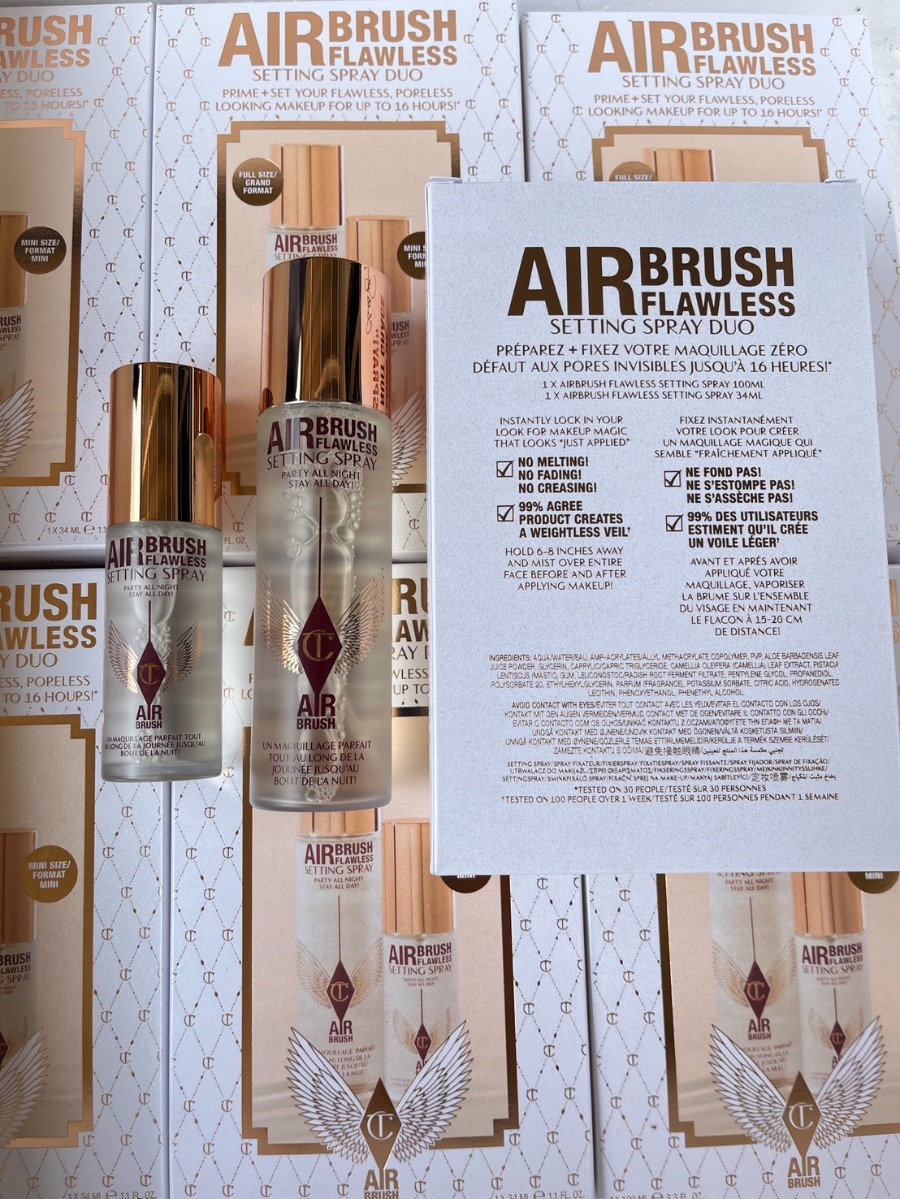 เซต Charlotte Tilbury Airbrush Flawless Setting Spray 100ml. + 34ml.